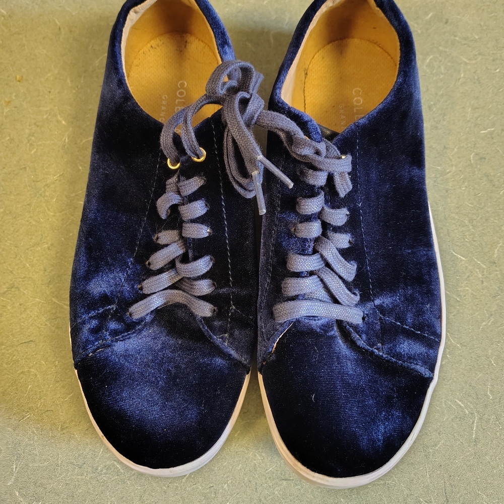 Cole Haan Navy Velvet Footwear
